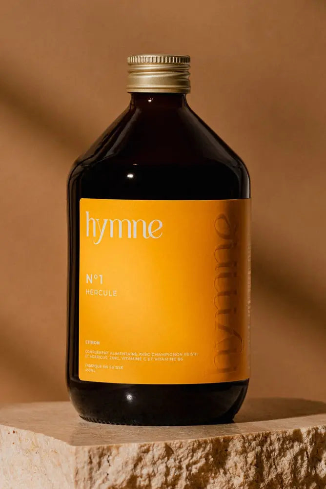 Hercule, complément liquide Reishi et Agaricus, Hymne